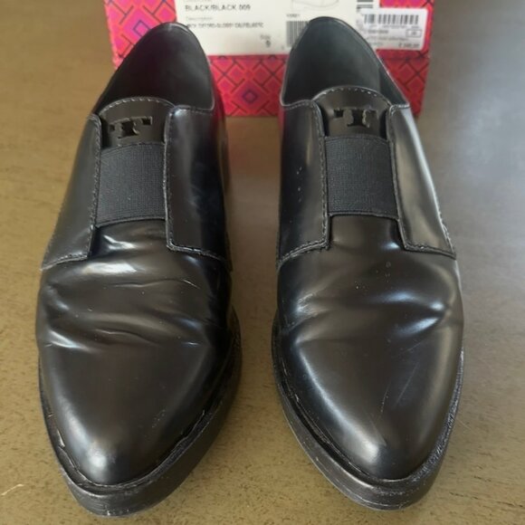 Tory Burch Black Mick Oxford - Picture 1 of 10